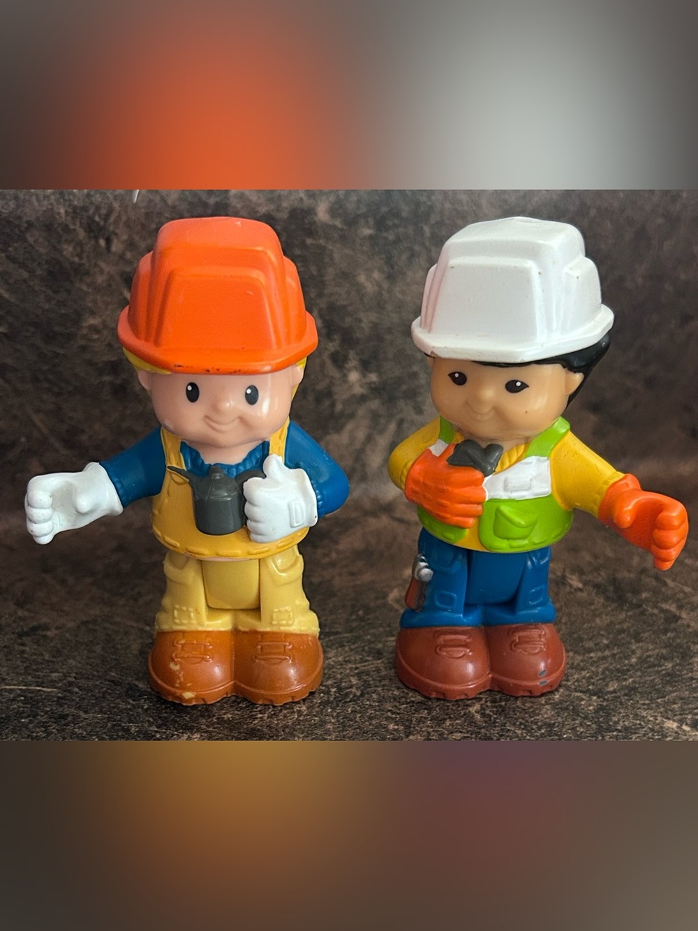Fisher Price Little People Max Eddie-Construction Workers Bendable